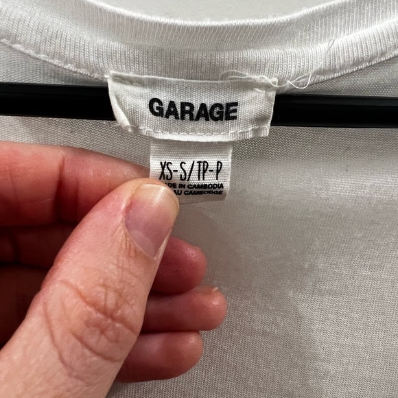 White V-Neck T-Shirt - Picture 2 of 3